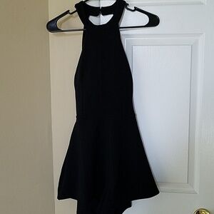 Dressy black romper, medium